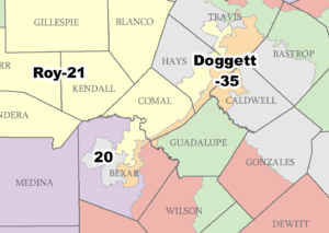 congressional districts in Hays County map